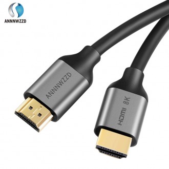 Cable Premium ANNNWZZD HDMI a HDMI Gold 2.1 / 2.2 (8K - 48gbps) - 3m